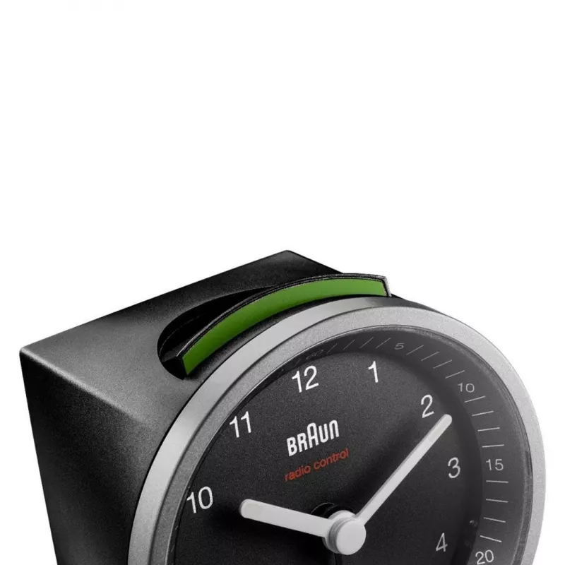 Braun BC07SB-DCF Ξυπνητήρι κουάρτζ Μαύρο, Ασημί