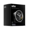 Braun BC07SB-DCF Ξυπνητήρι κουάρτζ Μαύρο, Ασημί