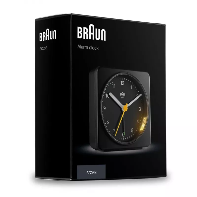 Braun BC03B Ξυπνητήρι κουάρτζ Μαύρο