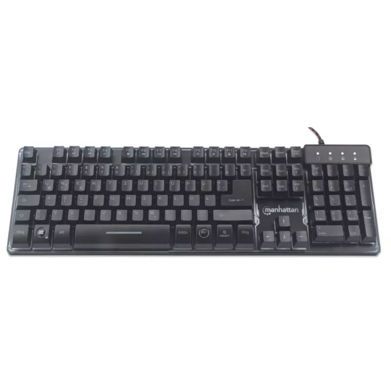 Πληκτρολόγιο USB Manhattan Gaming Metal Base Edition