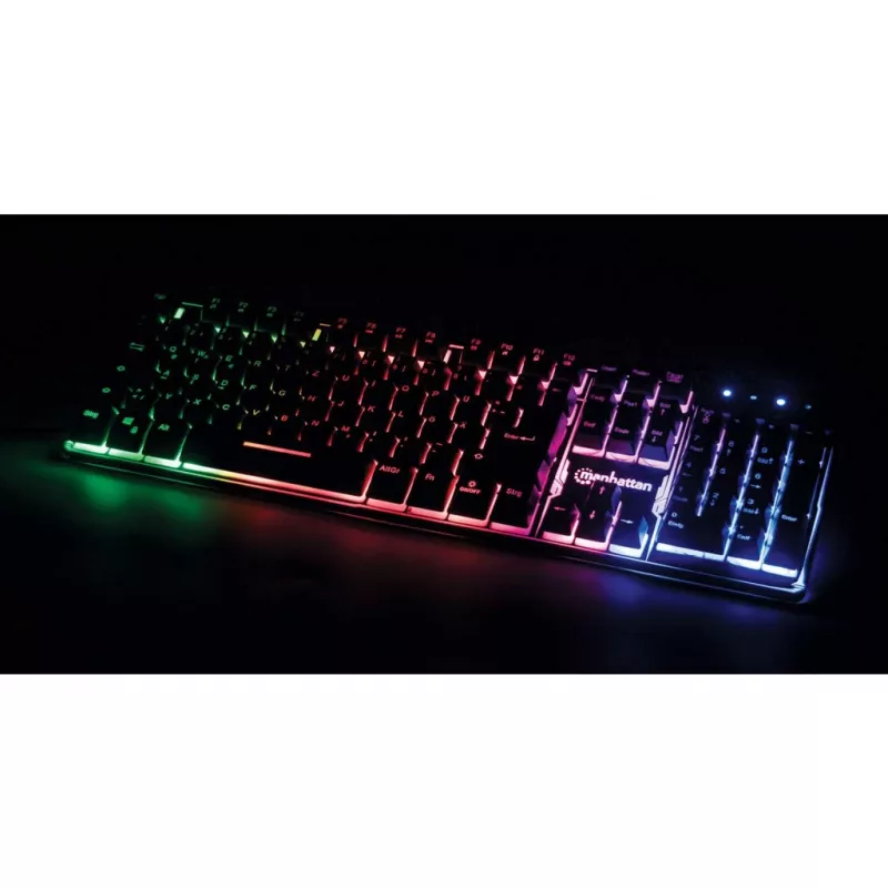 Πληκτρολόγιο USB Manhattan Gaming Metal Base Edition