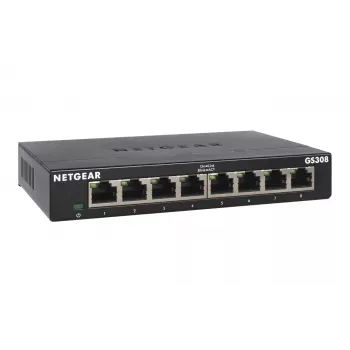 NETGEAR GS308-300PES Switch δικτύου Unmanaged L2 Gigabit Ethernet (10/100/1000) μαύρο