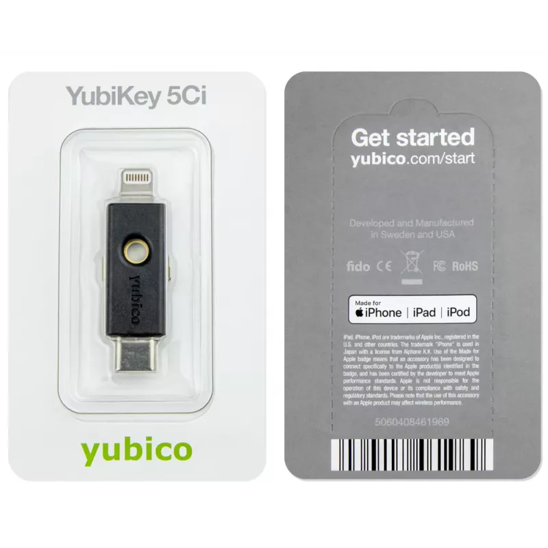 Κλειδί ασφαλείας Yubico YubiKey 5Ci