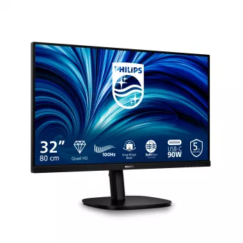 Philips 32B2U3601/00 Οθόνη υπολογιστή 80 cm (31,5 ίντσες) 2560 x 1440 Pixel Quad HD LCD Μαύρο