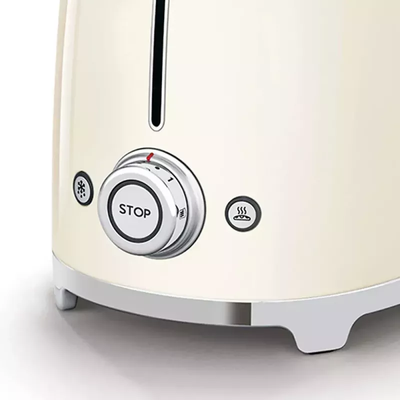 Τοστιέρα Smeg TSF01CREU Κρεμ 2 φέτες