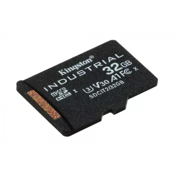 Kingston Technology 32GB microSDHC Industrial C10 A1 pSLC Κάρτα μεμονωμένη συσκευασία χωρίς αντάπτορα