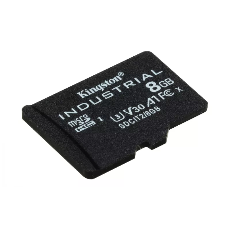 Kingston Technology 8GB microSDHC Industrial C10 A1 pSLC Κάρτα μεμονωμένη συσκευασία χωρίς αντάπτορα