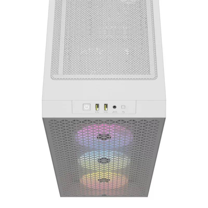 CORSAIR Mid-Tower Κουτί PC - 3000d RGB Airflow - Λευκό