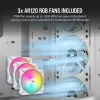 CORSAIR Mid-Tower Κουτί PC - 3000d RGB Airflow - Λευκό