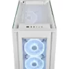 CORSAIR Mid-Tower Smart Case - iCUE 5000X - RGB QL Edition Tempered Glass True - Λευκό