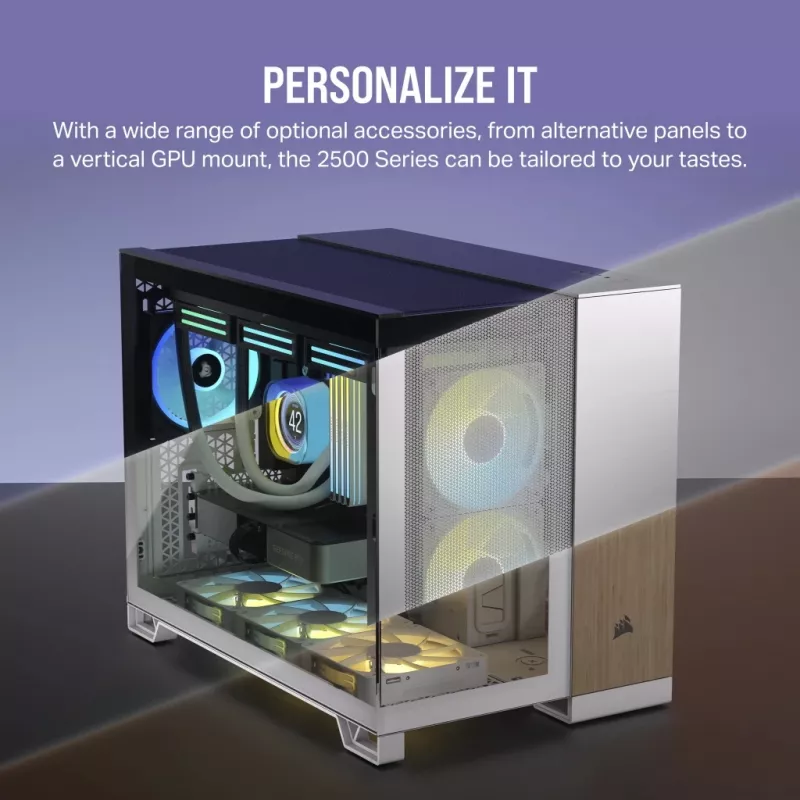 CORSAIR Κουτί PC – 2500X Mid-Tower Dual Chamber Κουτί PC – Λευκό