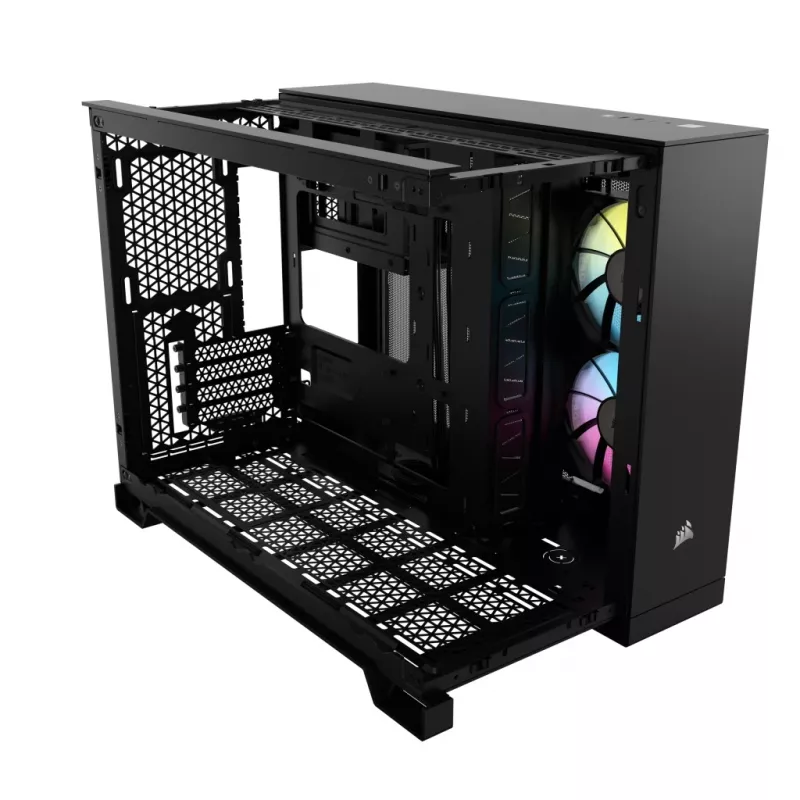 CORSAIR PC Case - Icue Link 2500x RGB Micro ATX Dual Chamber Μαύρο