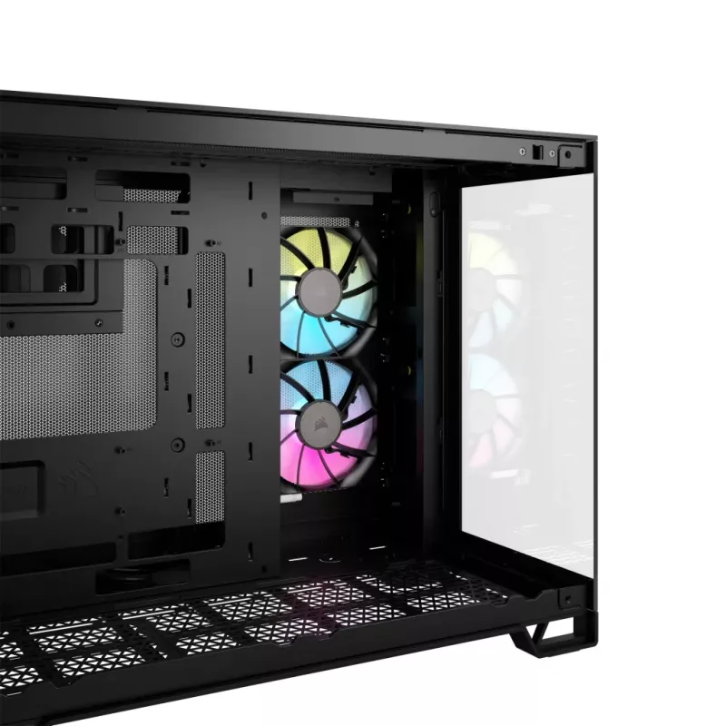 CORSAIR PC Case - Icue Link 2500x RGB Micro ATX Dual Chamber Μαύρο