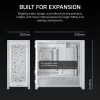 CORSAIR Κουτί PC - Frame 5000D RS High-Airflow Mid-Tower Κουτί PC - Λευκό