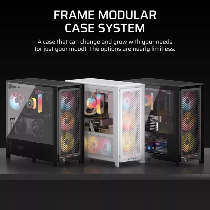 CORSAIR Κουτί PC - Frame 5000D RS High-Airflow Mid-Tower Κουτί PC - Λευκό