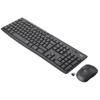 LOGITECH Mk295 Silent Wireless Combo Graphite Azerty Βελγικό