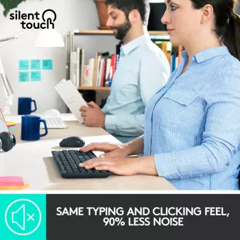 LOGITECH Mk295 Silent Wireless Combo Graphite Azerty Βελγικό