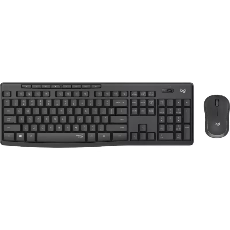 LOGITECH Mk295 Silent Wireless Combo Graphite Azerty Βελγικό
