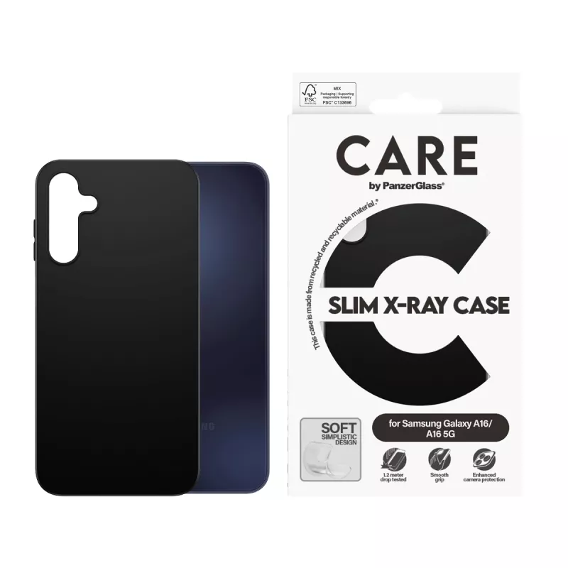 PanzerGlass CARE™ by ® Θήκη Μαύρο Samsung Galaxy A16 4G | A16 5G
