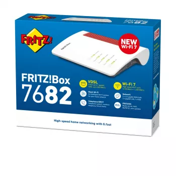 Box 7682 WLAN-Router 2,5 Gigabit Ethernet Dualband (2,4 GHz / 5 GHz) Λευκό