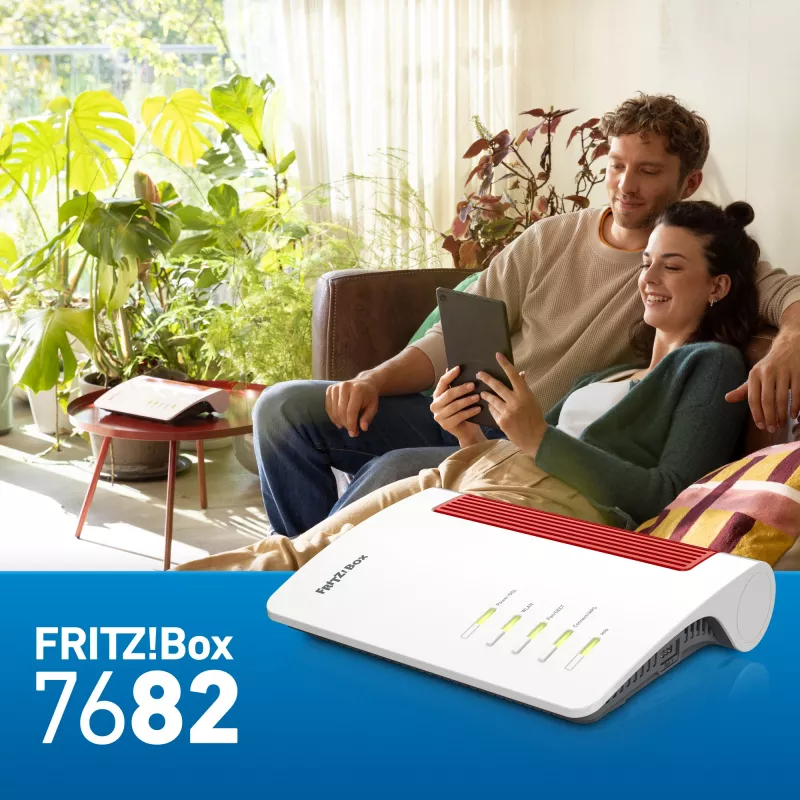 Box 7682 WLAN-Router 2,5 Gigabit Ethernet Dualband (2,4 GHz / 5 GHz) Λευκό