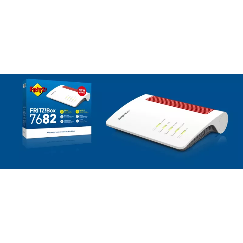 Box 7682 WLAN-Router 2,5 Gigabit Ethernet Dualband (2,4 GHz / 5 GHz) Λευκό