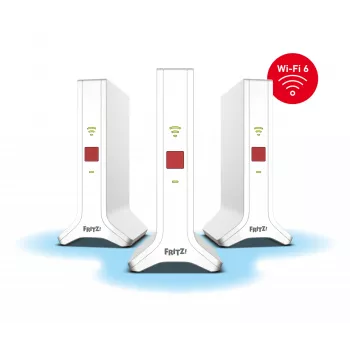 Mesh Set 4200 Dualband (2,4 GHz / 5 GHz) Wi-Fi 6E (802.11ax) Κόκκινο, Λευκό 2x2/4x4