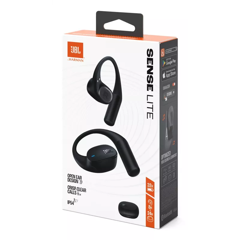 JBL Sense Lite Ακουστικά Ασύρματα Ωτογαντζάκια Τηλεφωνικές κλήσεις/Μουσική Bluetooth μαύρο