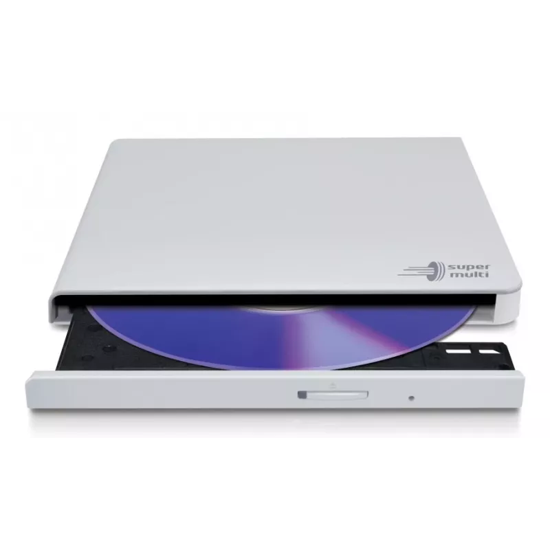 HITACHI-LG DATA STORAGE λεπτό Φορητό DVD-writer - Gp57eb40 - USB 2.0 - White