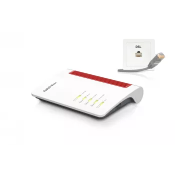 Box FRITZ 7530 WLAN-Router Gigabit-Ethernet Dualband (2,4 GHz / 5 GHz) μαύρο, κόκκινο, λευκό