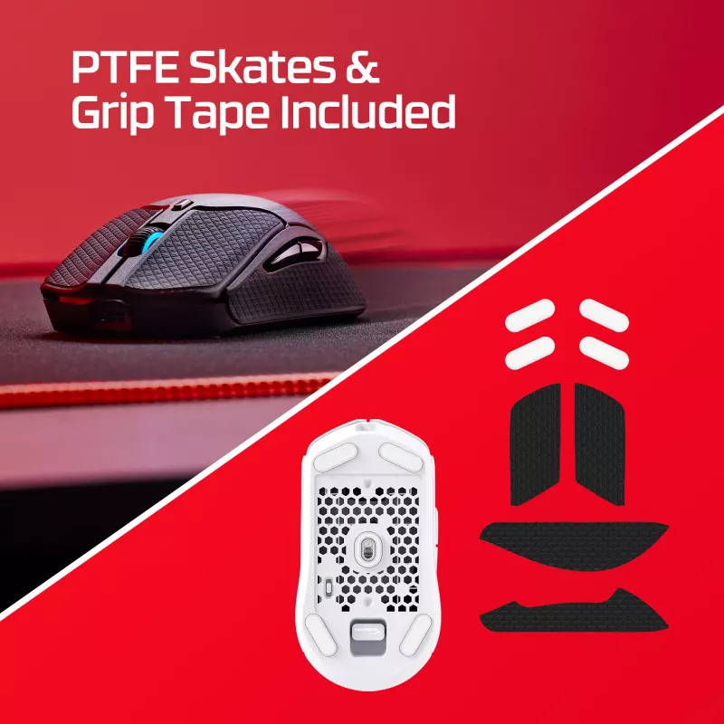 HyperX Pulsefire Haste 2 - Ασύρματο ποντίκι gaming (Λευκό)