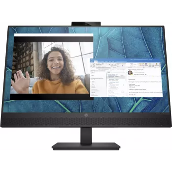 HP M27m οθόνη τηλεδιάσκεψης 27 ιντσών (68,6 cm) Full HD 1920 x 1080 IPS 75 Hz, HDMI, DisplayPort, USB-C, ηχεία, μαύρη