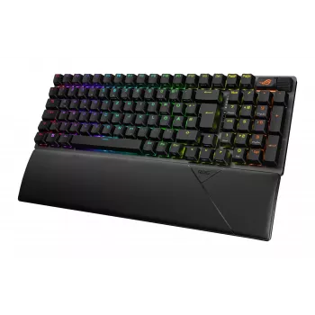 ASUS ROG Strix Scope II 96 Wireless Πληκτρολόγιο Gaming USB + RF Wireless + Bluetooth QWERTZ Γερμανικά Μαύρο