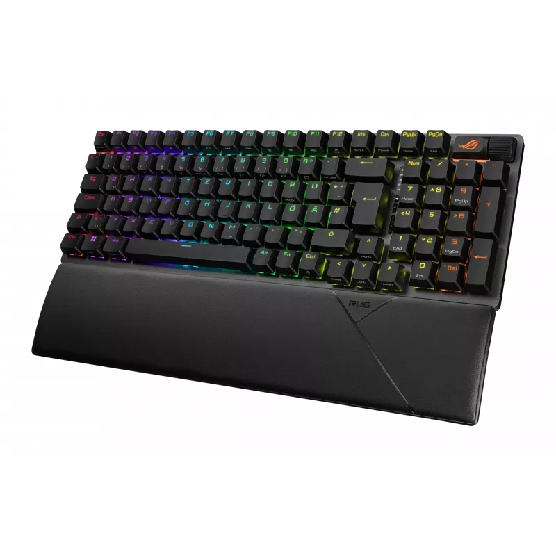ASUS ROG Strix Scope II 96 Wireless Πληκτρολόγιο Gaming USB + RF Wireless + Bluetooth QWERTZ Γερμανικά Μαύρο