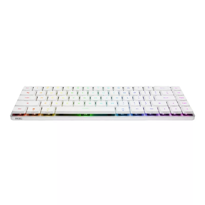 ASUS ROG Falchion RX Low Profile Πληκτρολόγιο Gaming USB + RF Wireless + Bluetooth QWERTZ Λευκό