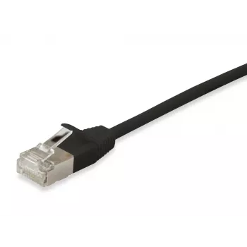 Equip Cat.6A F/FTP Λεπτό Patch Καλώδιο, 15m, Μαύρο