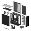 ARCTIC Xtender VG (Mirror Black) Premium κουτί PC E-ATX με κάθετη βάση GPU