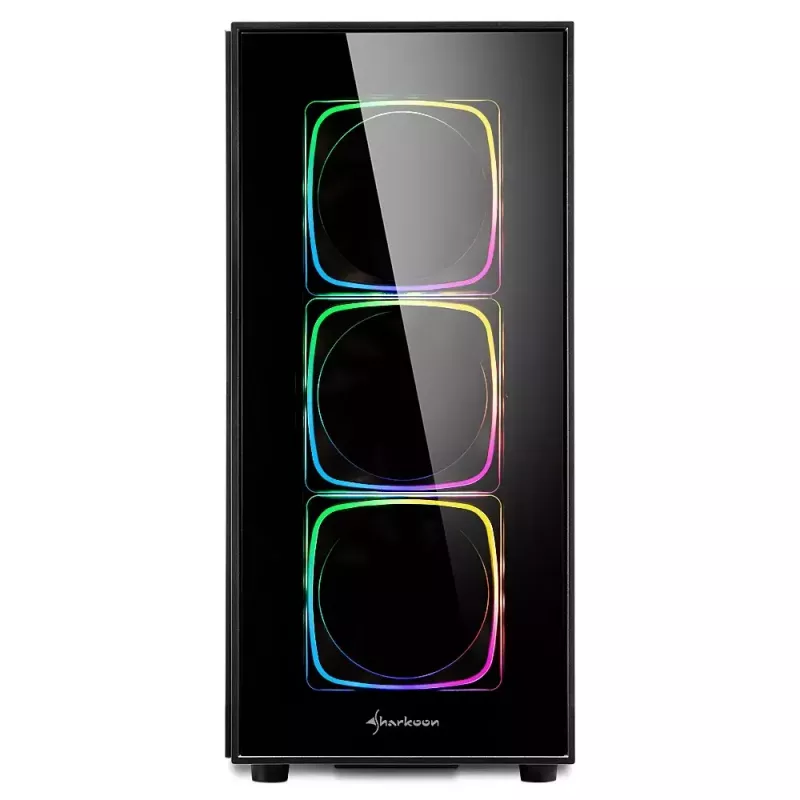 Κουτί PC Sharkoon TG6 RGB Midi Tower Μαύρο