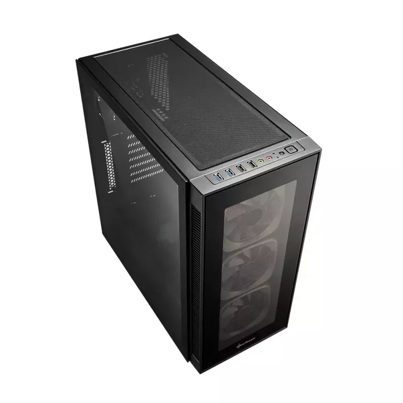 Κουτί PC Sharkoon TG6 RGB Midi Tower Μαύρο