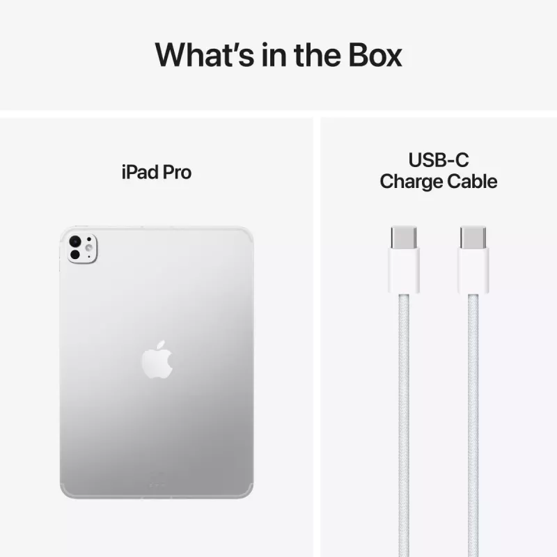 APPLE iPad Pro M5 - 11 ίντσες - Wi-Fi + Cellular - 256 GB - Standard γυαλί - ασημί