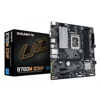 GIGABYTE B760M D3HP Μητρική - Intel Core 14th Gen CPUs, 4+1+1 φάσεις VRM, έως 5600MHz DDR5, 2xPCIe 4.0 M.2, GbE LAN, USB 3.2 Gen 1
