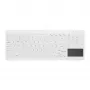 Contour Design Active Key Contour QuickClean Ιατρικό πληκτρολόγιο IP68 Touchpad συμπαγές ενσύρματο λευκό DE C7412
