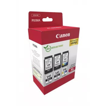 Canon 8286B013 Μελανοδοχείο 3 τεμ. Γνήσιο Υψηλής (XL) Απόδοσης Μαύρο, Κυανό, Ματζέντα, Κίτρινο
