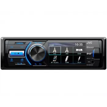 JVC KD-X561DBT Αυτοραδιόφωνο Μαύρο, Μπλε 180 W Bluetooth
