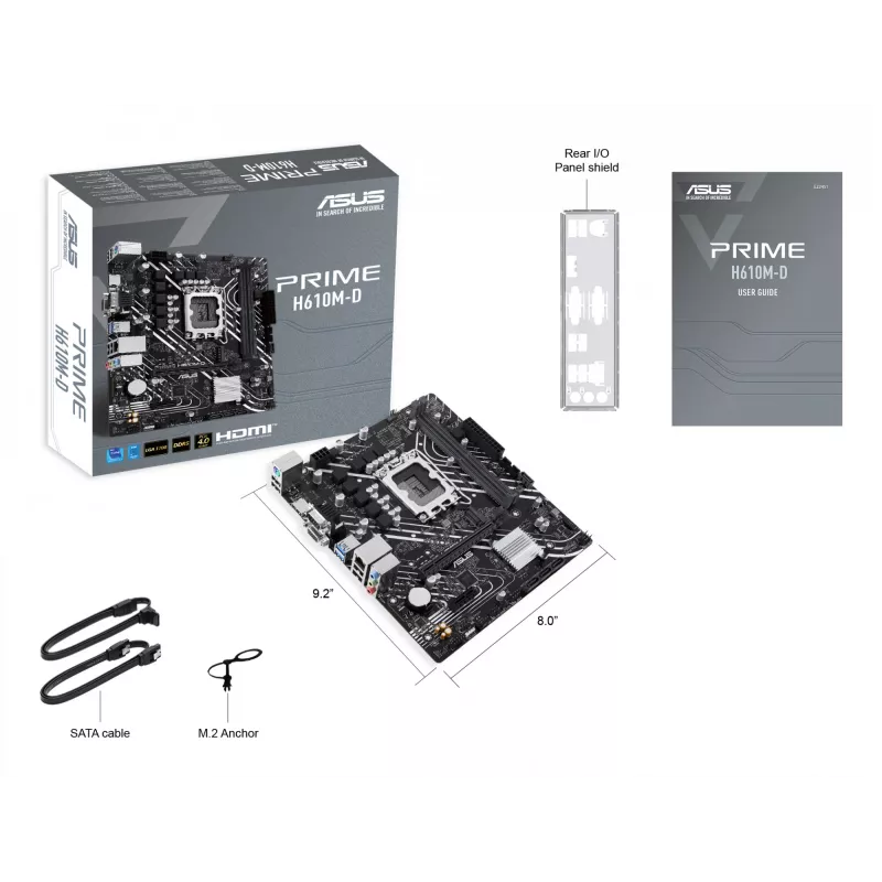 Μητρική πλακέτα ASUS PRIME H610M-D Intel H610 LGA 1700 micro ATX