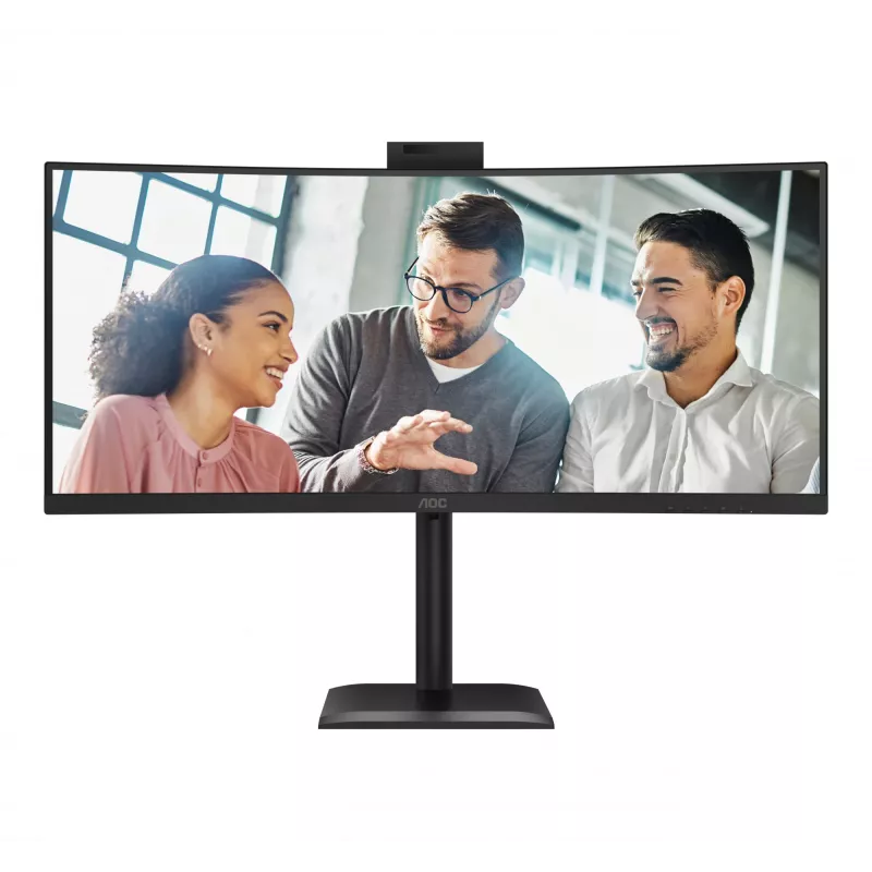 AOC E4 CU34E4CW Οθόνη υπολογιστή 86,4 cm (34 ίντσες) 3440 x 1440 Pixel UltraWide Quad HD LED Μαύρο