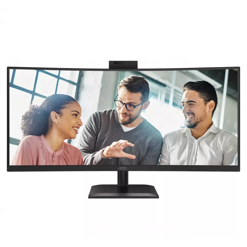 AOC E4 CU34E4CW Οθόνη υπολογιστή 86,4 cm (34 ίντσες) 3440 x 1440 Pixel UltraWide Quad HD LED Μαύρο