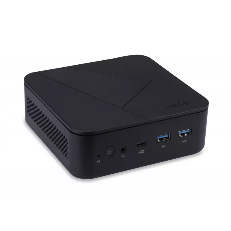 Μίνι υπολογιστής Acer Veriton NUC VN1502G-13U7U Intel Core i7-1355U, Intel Iris Xe, χωρίς RAM, αποθηκευτικό χώρο και ΛΣ, μαύρος