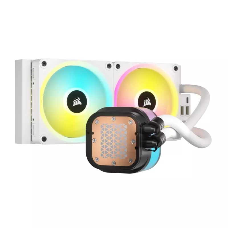 Ψύκτρα CPU CORSAIR – iCUE Link H100i RGB υδρόψυξη AiO – λευκό