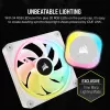 Ψύκτρα CPU CORSAIR – iCUE Link H100i RGB υδρόψυξη AiO – λευκό